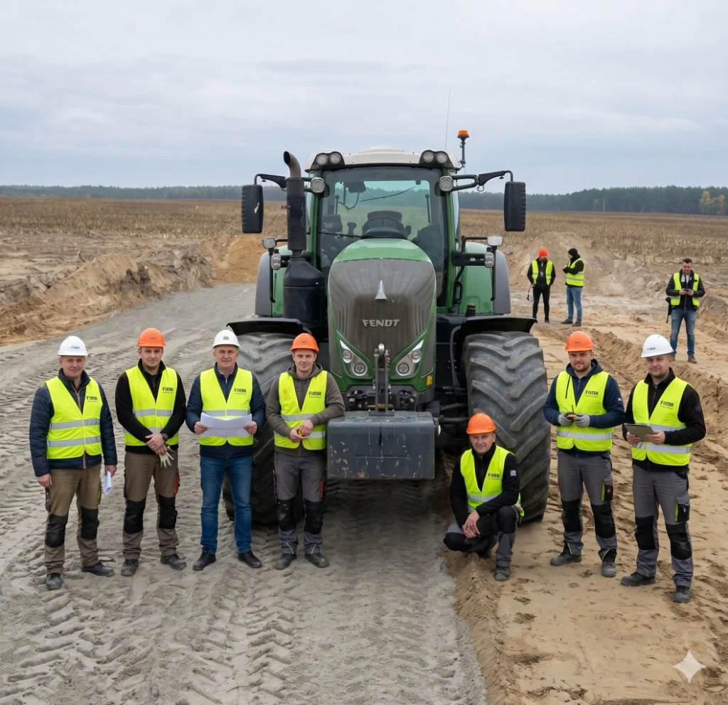 Zespół ST-Bud na placu budowy